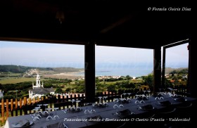 Panorámica de la pla de Pantín desde el Restaurante O Castro - Pantín (Valdoviño) - Galicia - fotografía por Fermín Goiriz Díaz